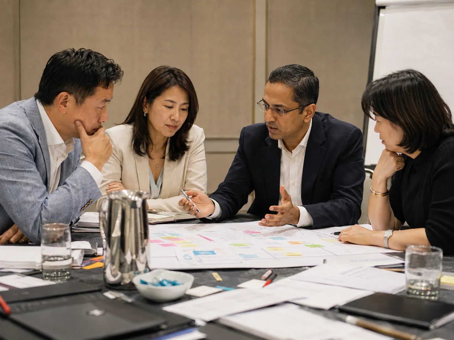 Leadership team aligning around priorities and decisions
